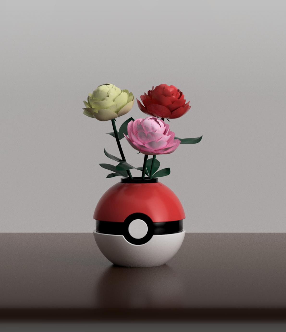 Pokemon Vase 3d model