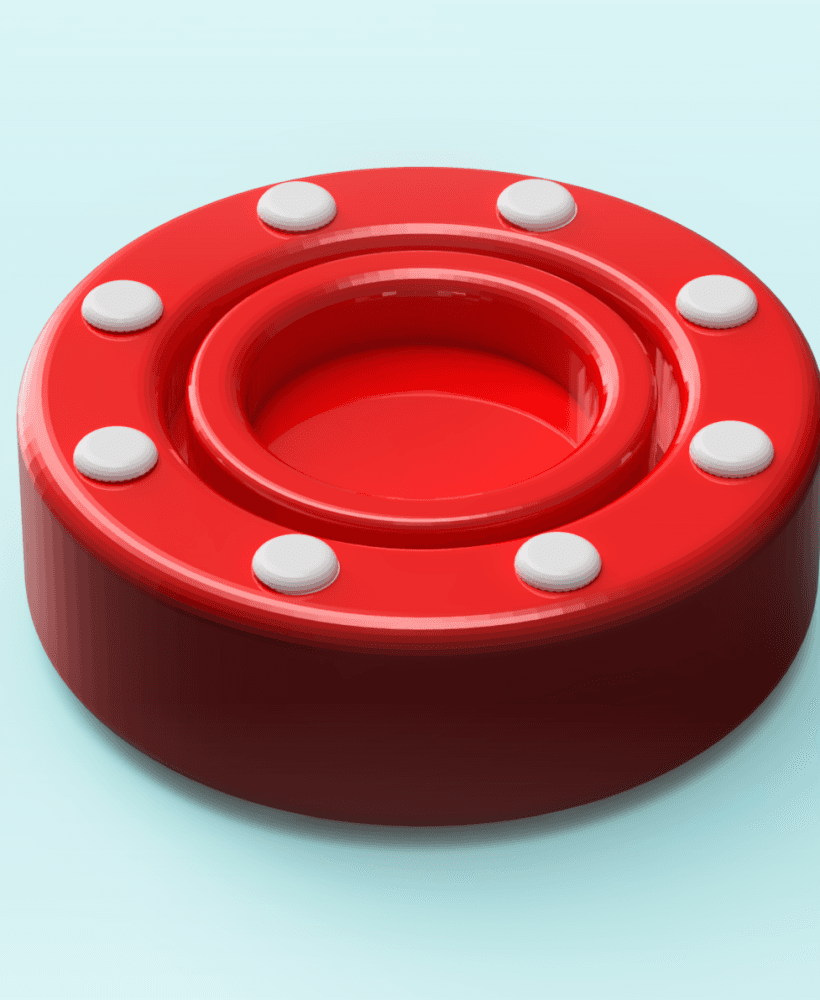 Inline Hockey Puck 3d model