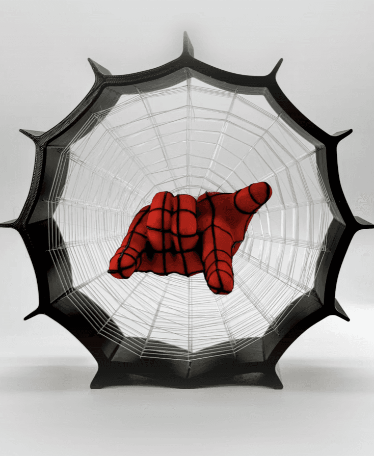 SpiderMan Ihand NSPIRED string art 3d model