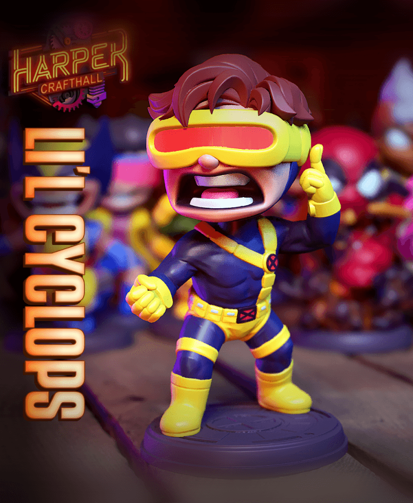 Li'l Cyclops - XMen97 Collectable Figure 3d model