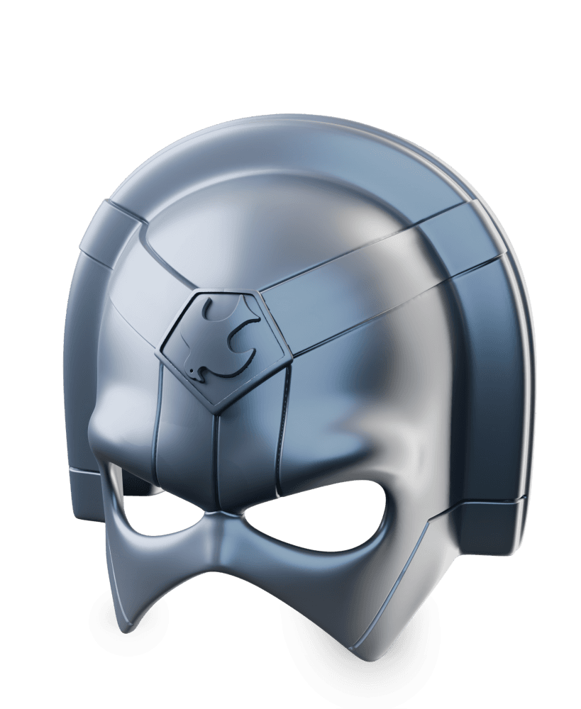 Peacemaker Helmet - Cosplay - Multiparts 3d model