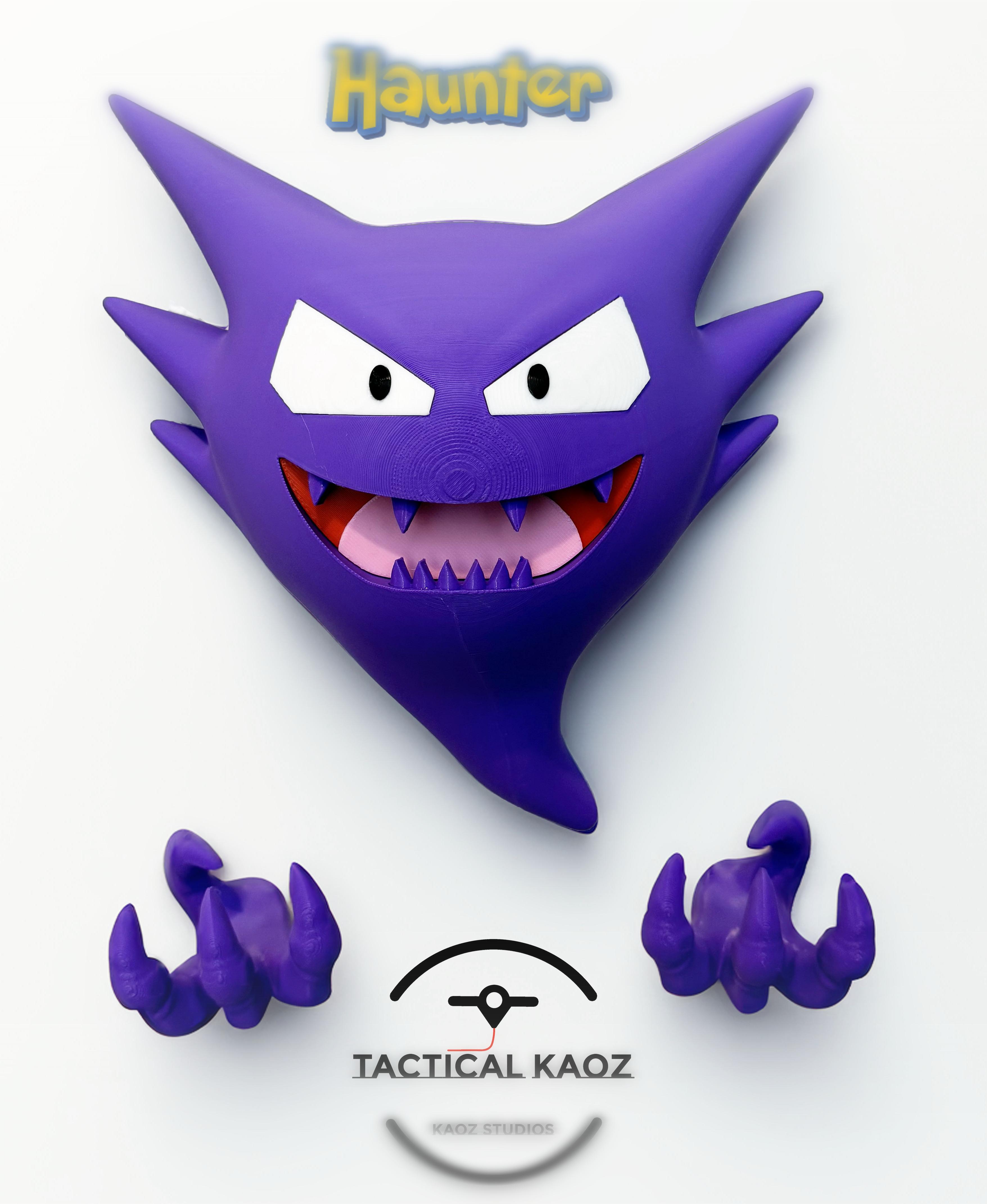 Haunter Pokemon Wall Mounted - Parted Out  3d model