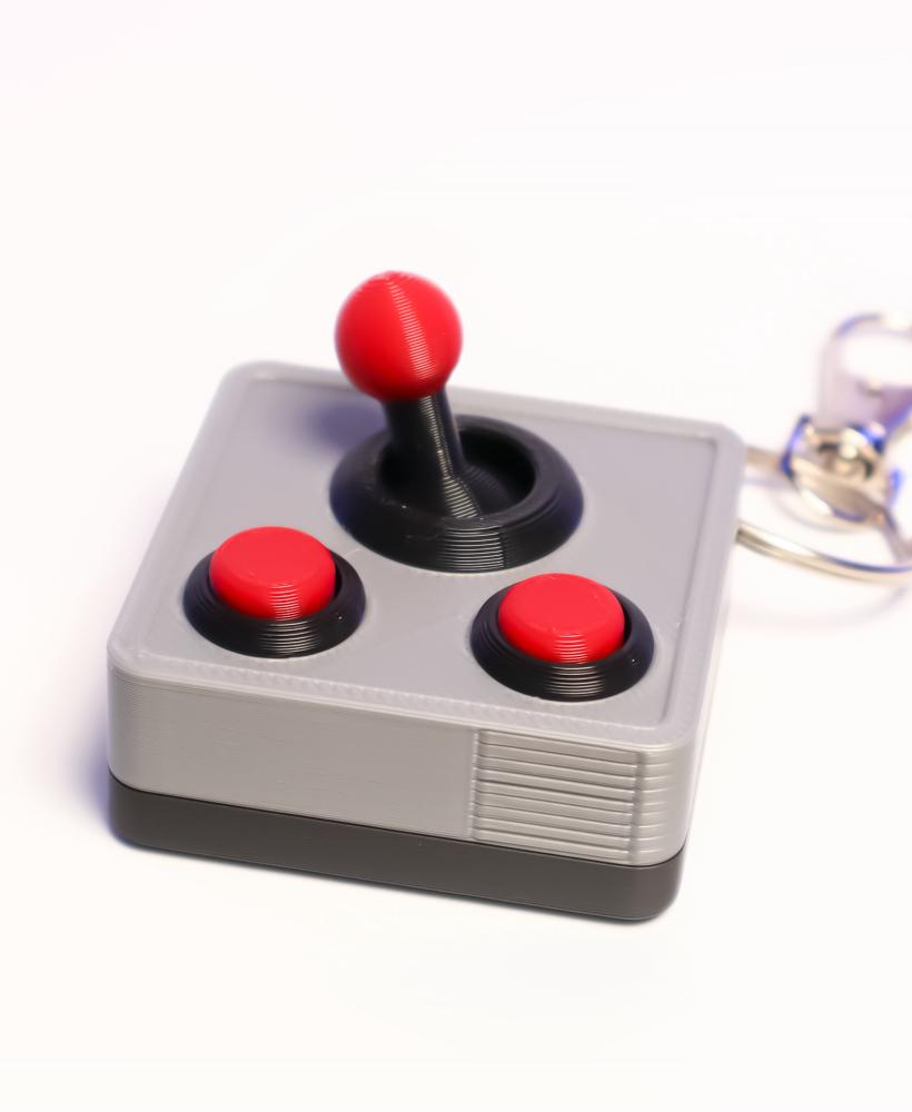 Joystick Fidget Keychain 3d model