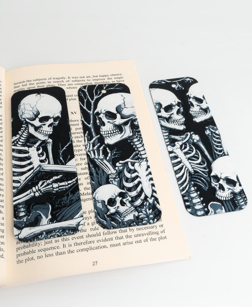 Skeleton Bookmarks 3d model