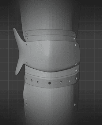 Platelegs, Greaves, Poleyn, Cuisse 3d model