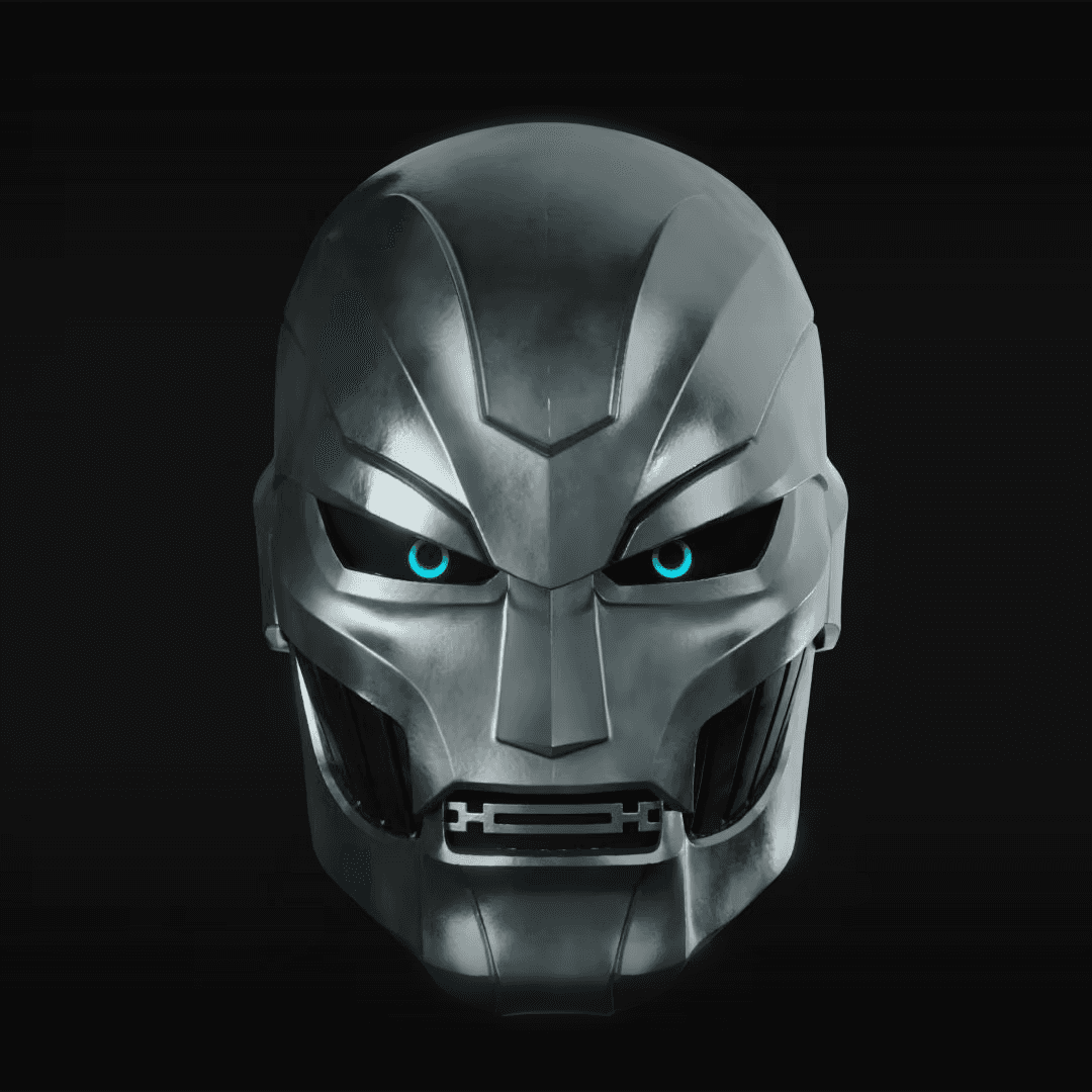 Dr Doom Mask 3d Print File STL 3d model