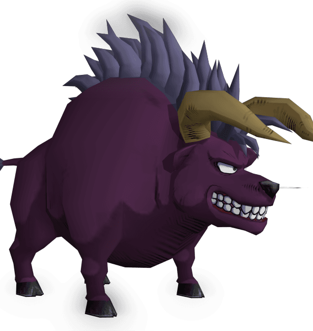 Dragon Ball Oolong Bull 3d model