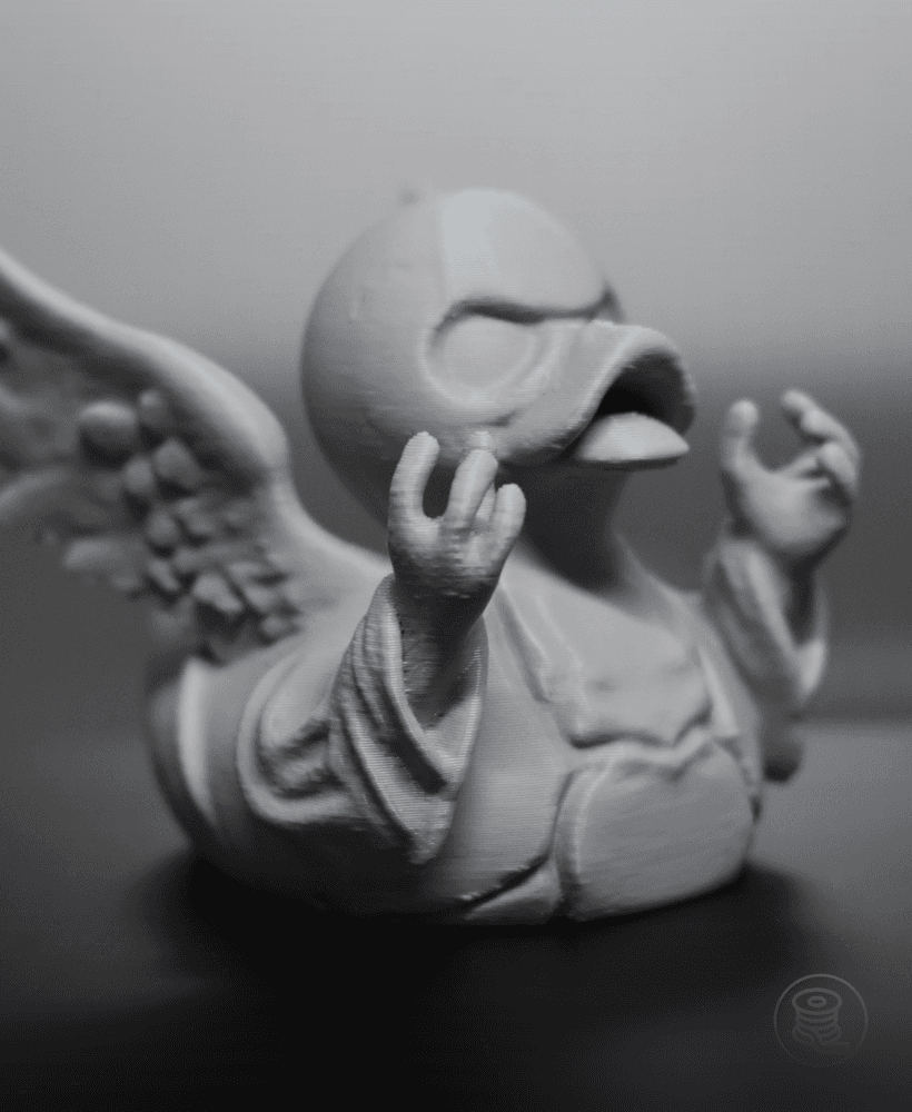 Halloween Haunted Angel Duck 3d model