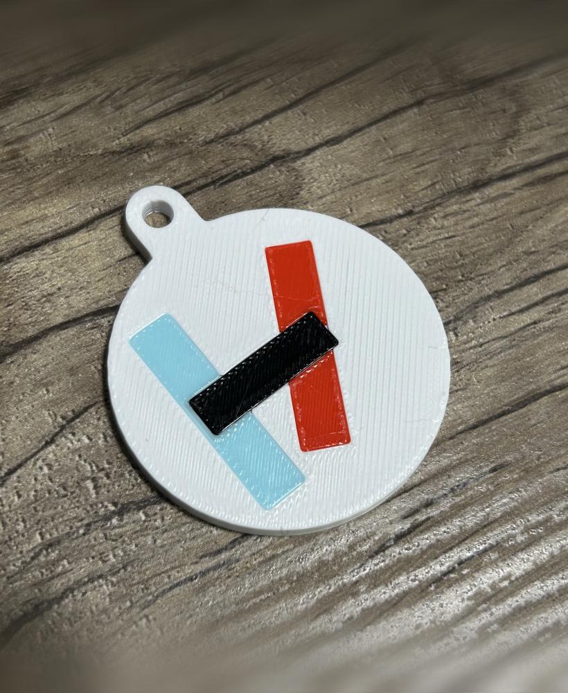 Twenty One Pilots Regional at Best Logo Keychain (2011) 3d model