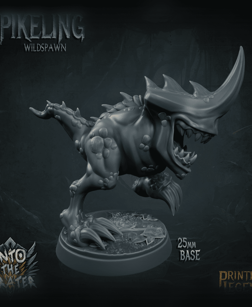 Spikeling 02 (25mm Base) 3d model