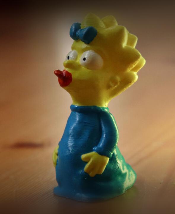 Maggie Simpson 3d model