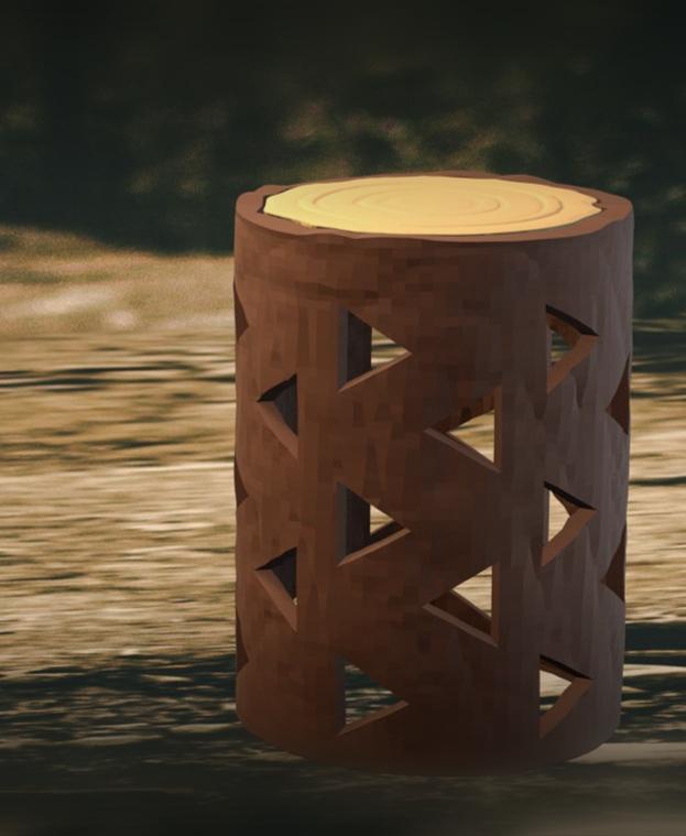 Cedar Log Scent Diffuser 3d model