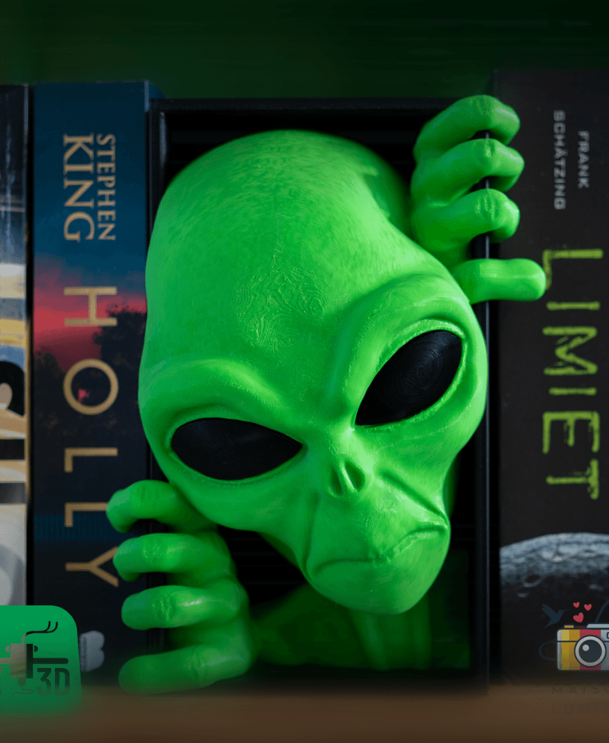 Alien Book Nook / Multi Parts  3d model