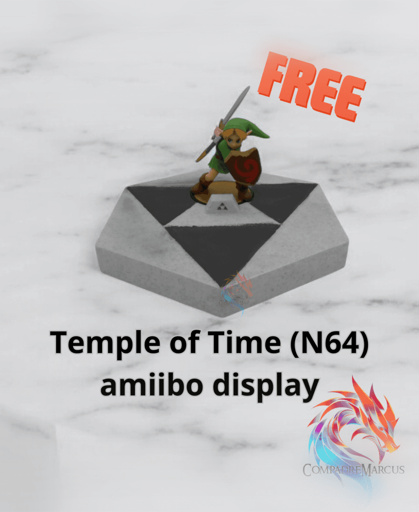 Temple of Time Amiibo Display / No supports / 3mf included 3d model