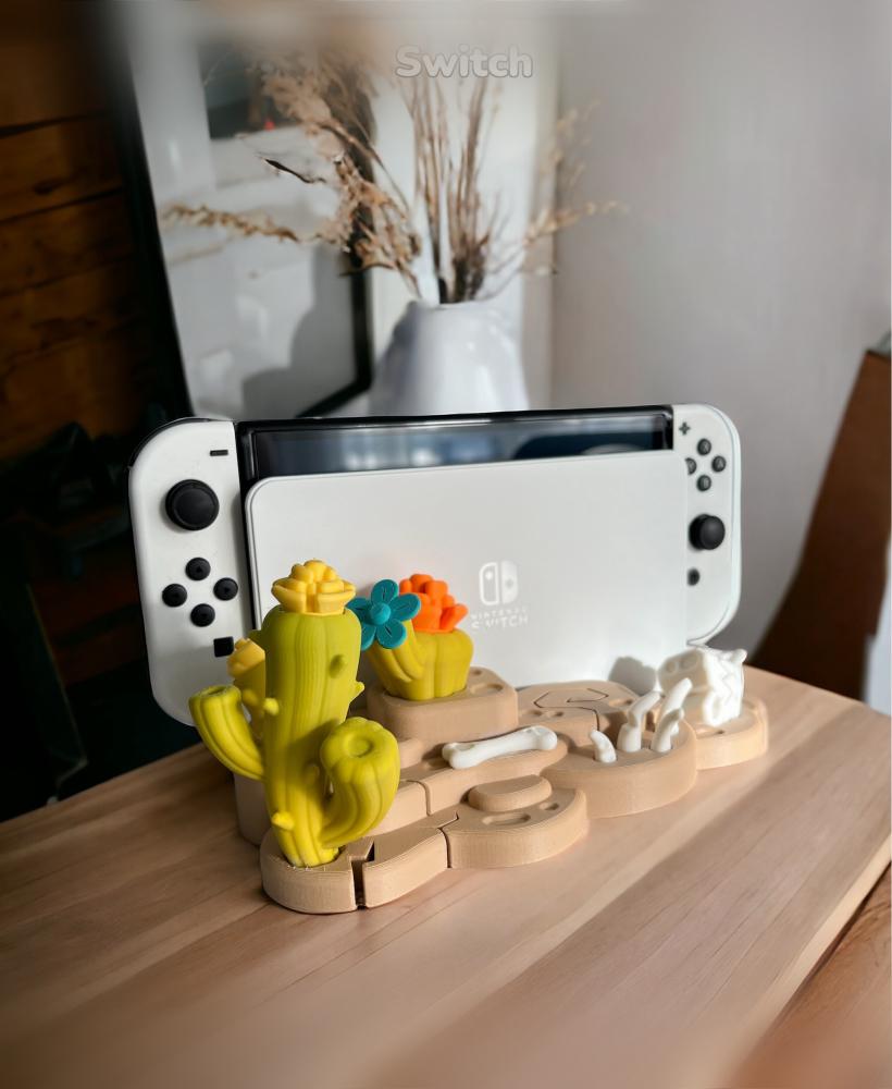 Wild Western Diorama Stand for your Nintendo Switch 3d model