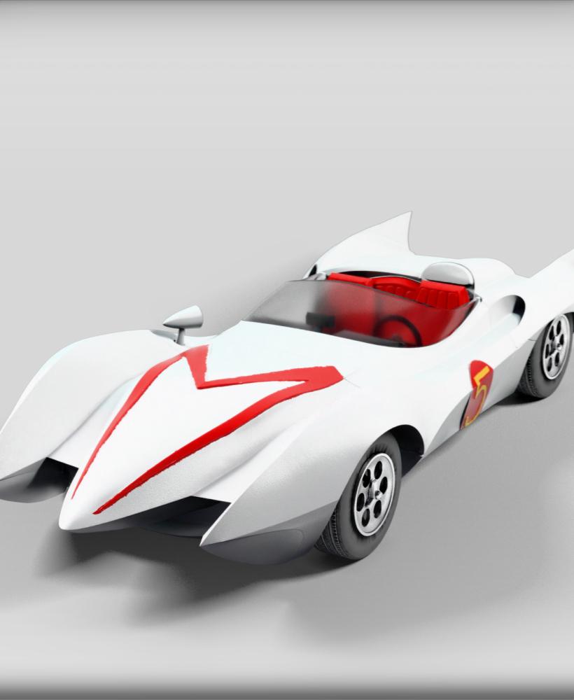 Mach 5 Replica 3D Model - Speed Racer Iconic Car 3d model