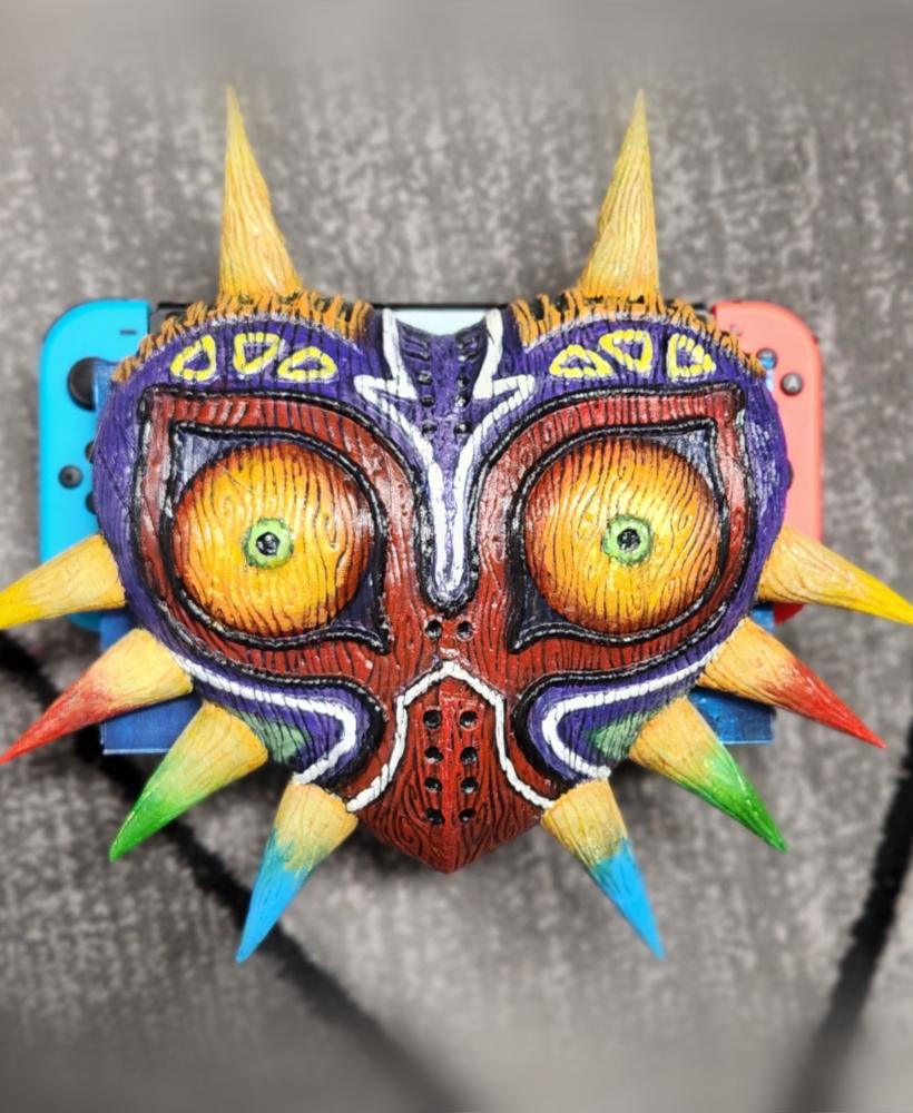 ZELDA MAJORA'S MASK SWITCH DOCK HOLDER WALL MOUNT 3d model