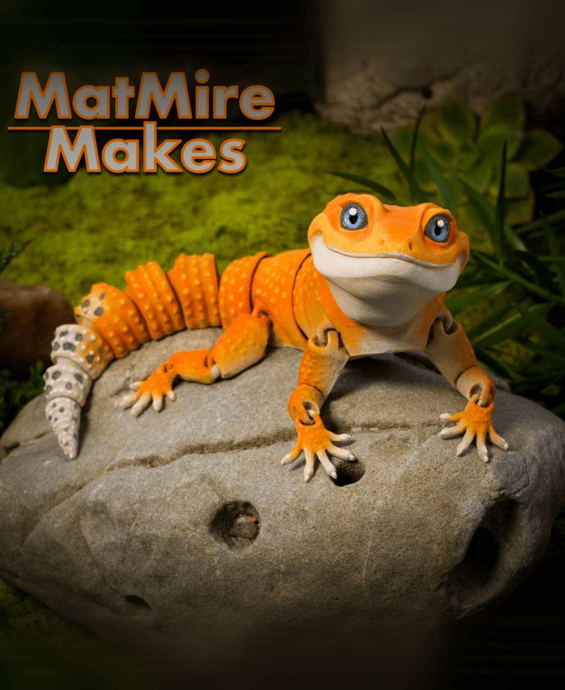 Leopard Gecko - Articulated Figure 3d model