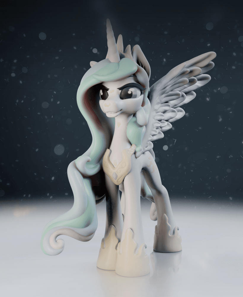 Princess Celestia My Little Pony 3d model