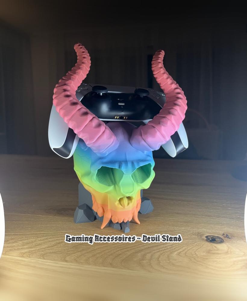 Demon Horns Universal Controller Stand - Inspired by "Diablo" 3d model