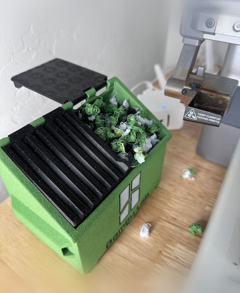 Bambu Lab, Poo Dumpster, for A1, A1 mini, X1c, P1P, P1S, Anycubic, print in place 3d model