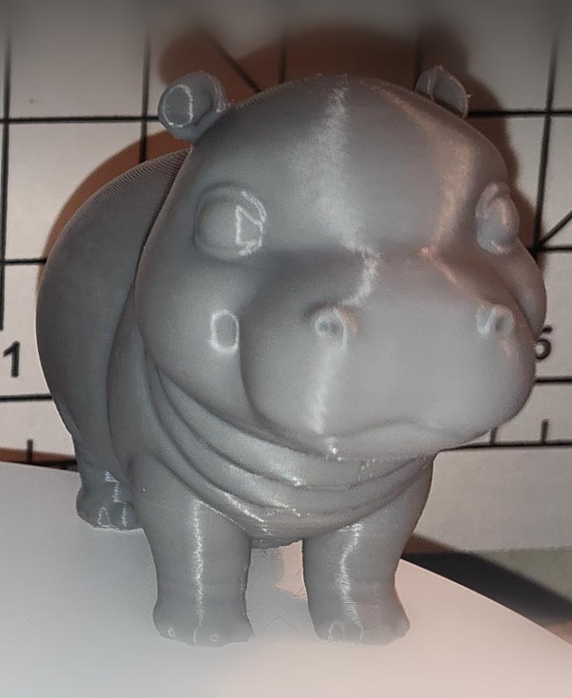 Freebie - Moo Deng Fanart - Biting and Standing poses - Cute baby hippo figurines 3d model