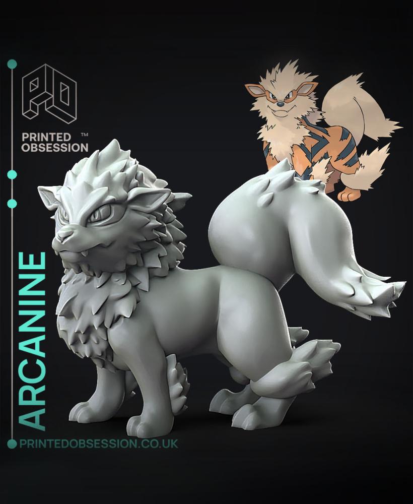 Arcanine - Pokemon - Fan Art 3d model