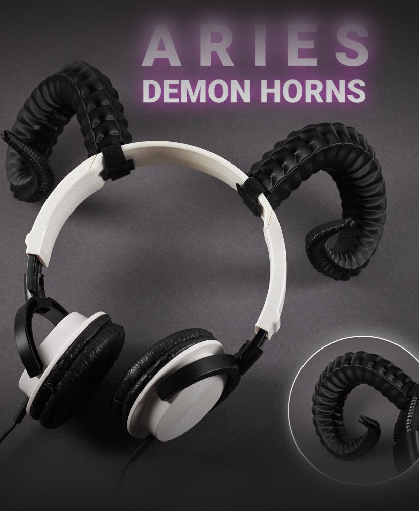 Aries Demon Horns 3d model