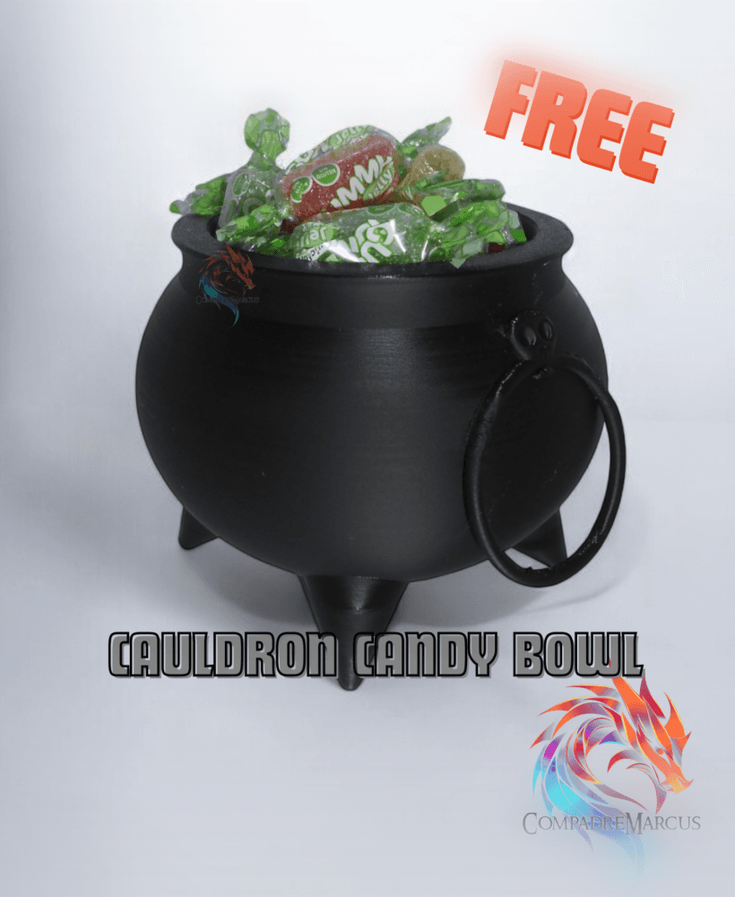 Cauldron candy bowl / 3mf included 3d model