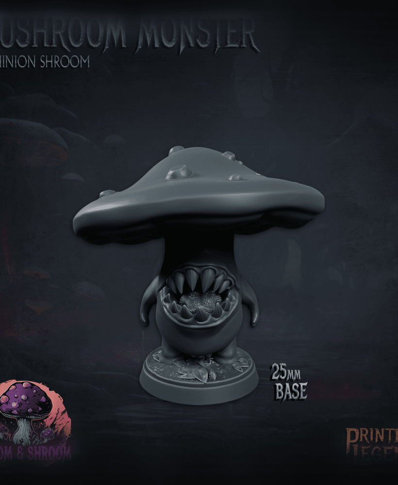 Mushroom Monster 01 (25mm base) 3d model