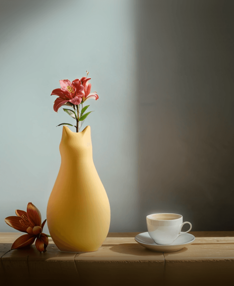 Cat Vase for Modern Interiors 3d model