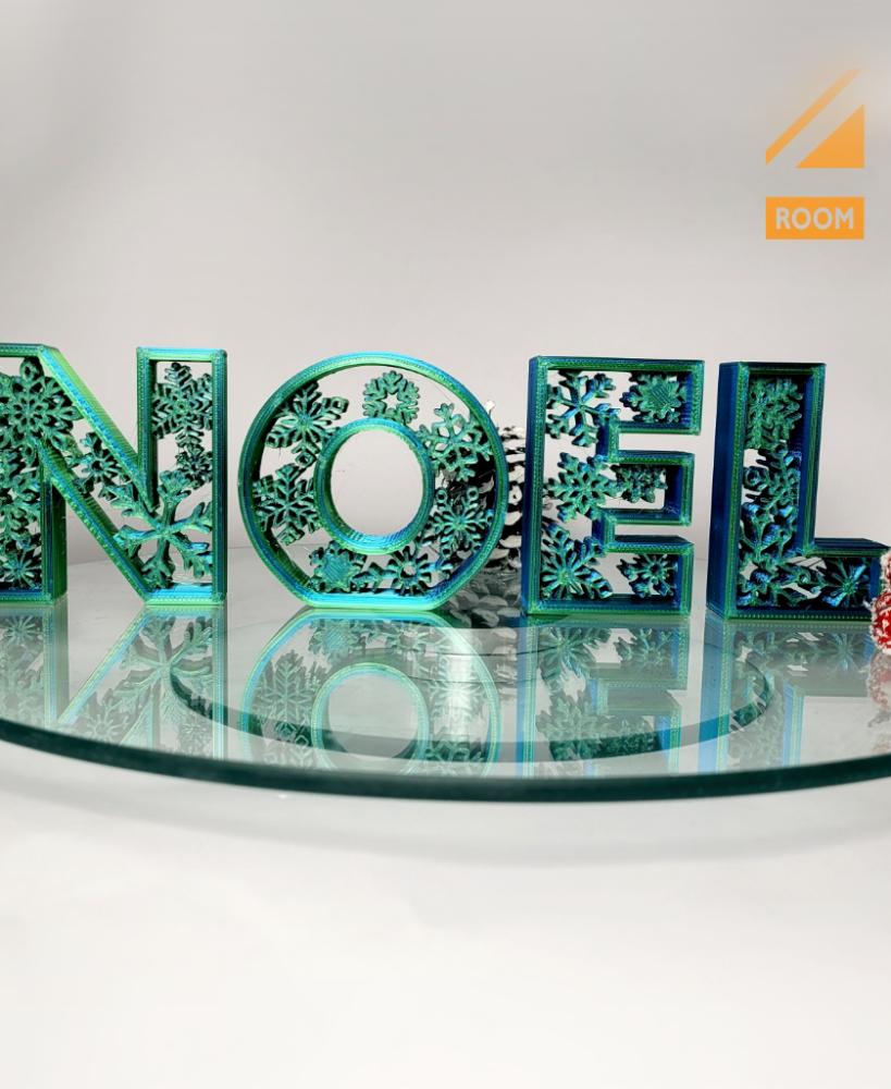 N.O.E.L. Christmas Letters 3d model