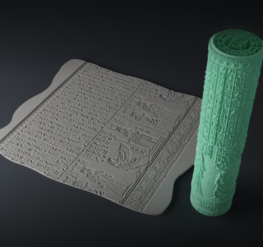 DnD Terrain Roller - Egyptian Symbols 3d model