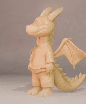 Basic Dragon (Updated) 3d model