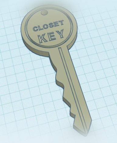 ClosetKey.stl 3d model