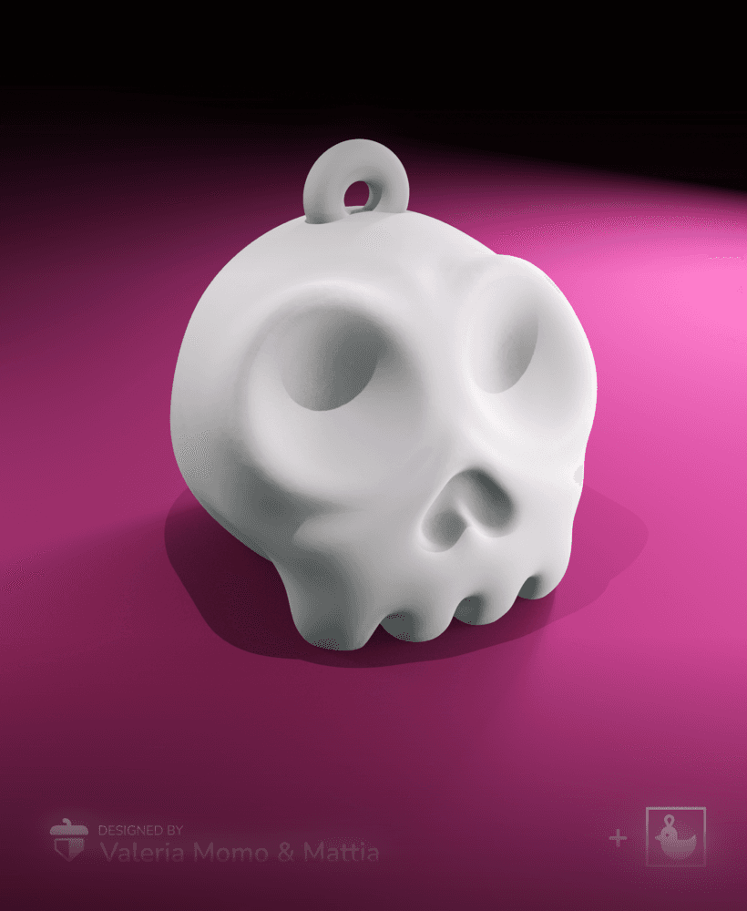 Skull Keychain & Toy / different versions 3d model