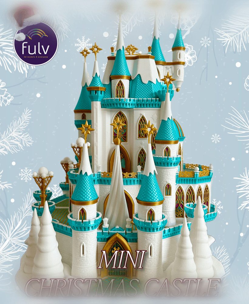 MINI Christmas Castle 3d model