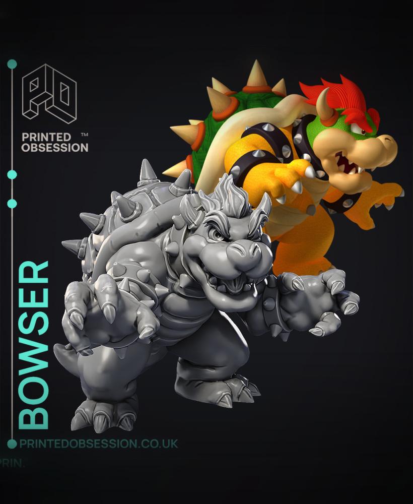 Bowser - Super Mario Bros - Fan Art 3d model