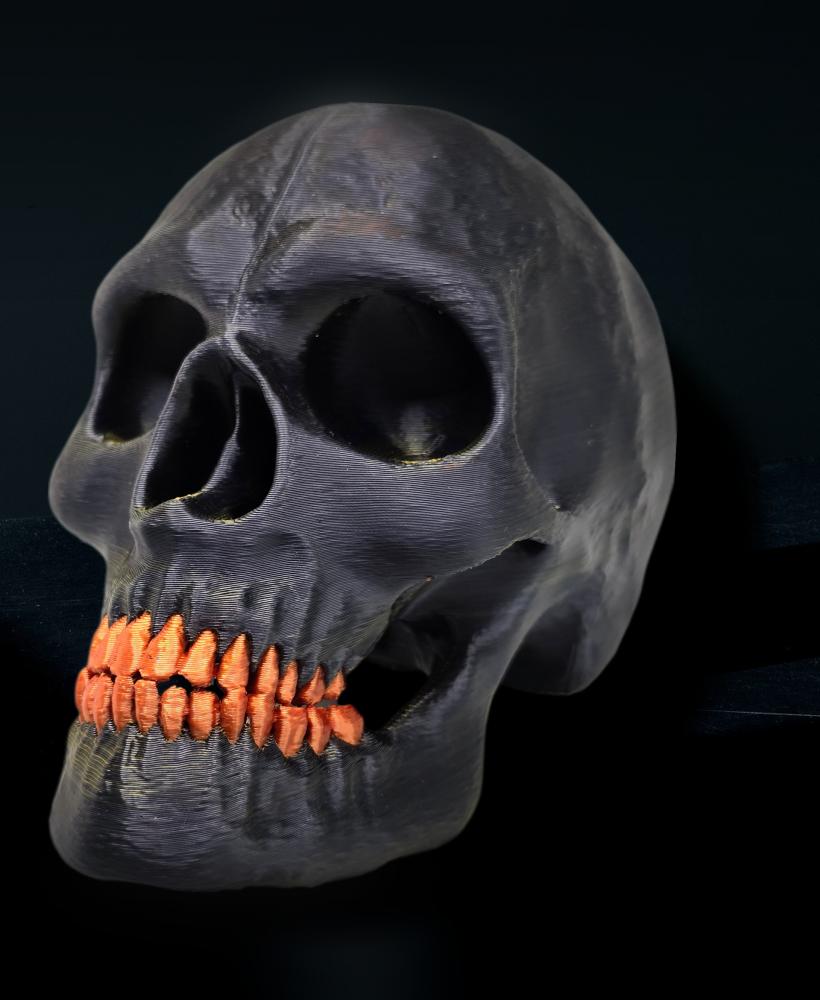 Simple Spooky Skull for Halloween 3d model