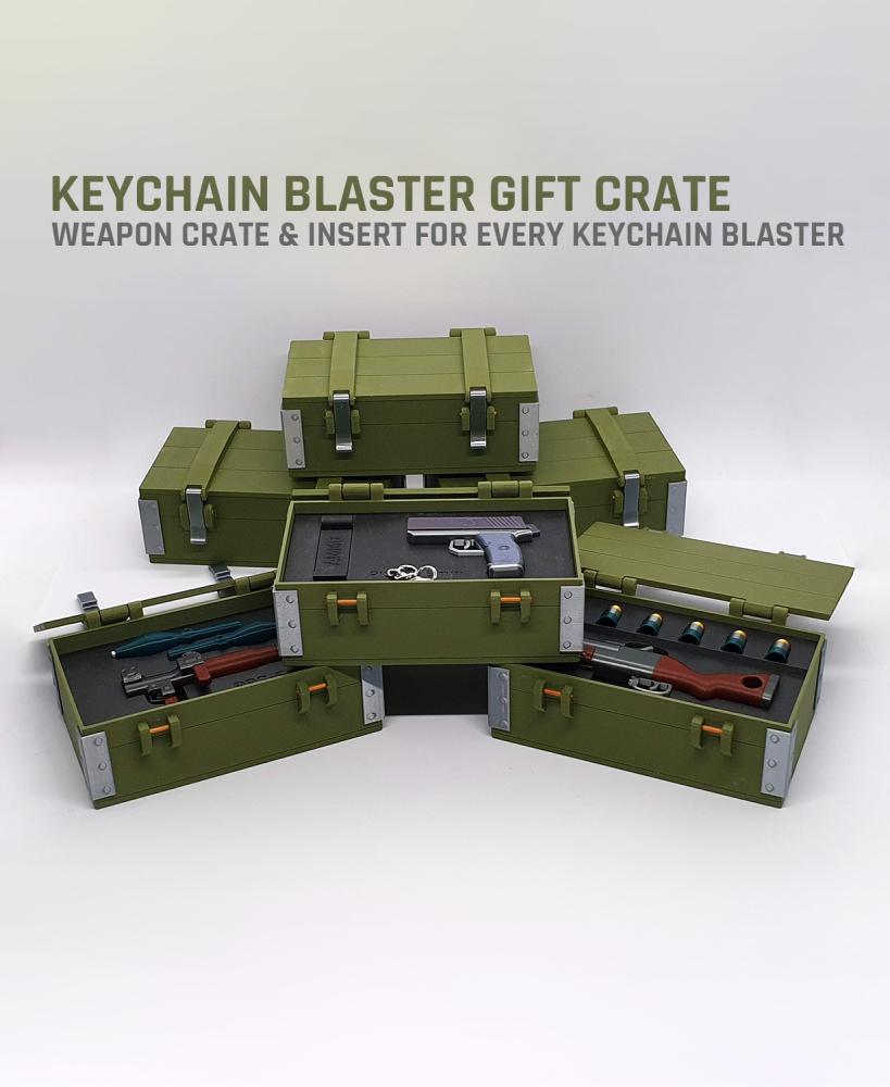 Keychain Blaster Gift Crate 3d model