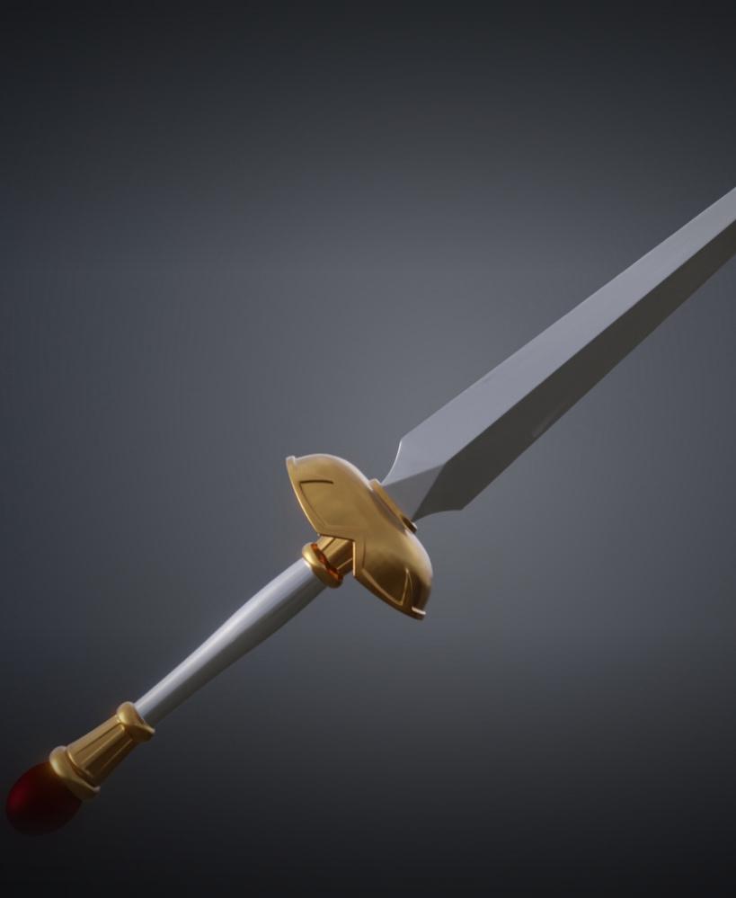 Raphtalia Vassal Sword The Rising of the Shield Hero 3d model