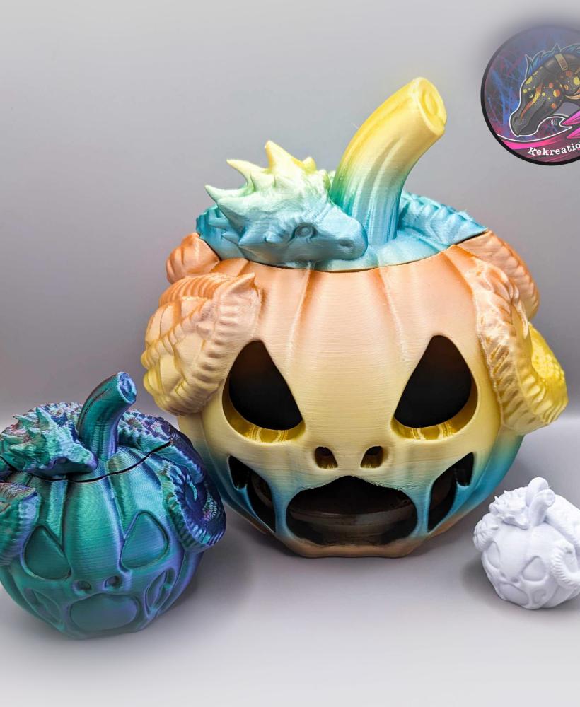 FREE Oct Dragon Jack'O'Lantern 3d model