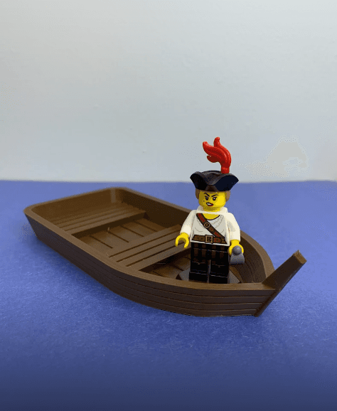 28mm scale Boat for Dungeons and Dragons 3d model