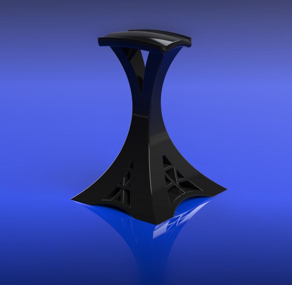 Wireless Headphone stand 3d model