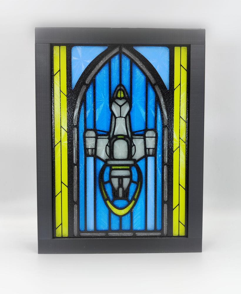 Firefly Serenity Stained Glass Light Box 3d model