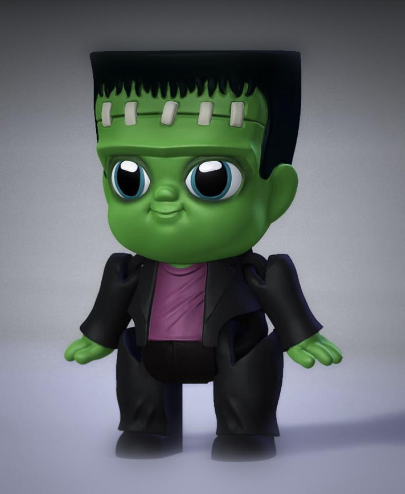 Baby Franky Frankenstein 3d model