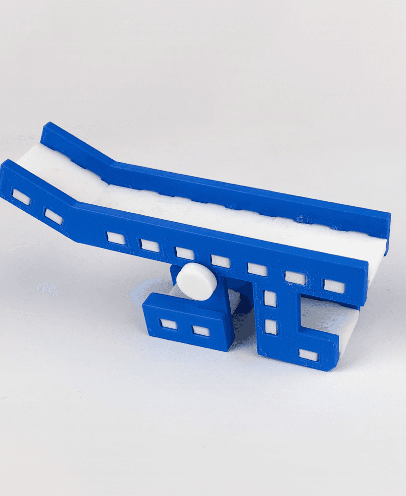 Infinity Trax | The Switchback | Modular Magnetic Marble Run 3d model