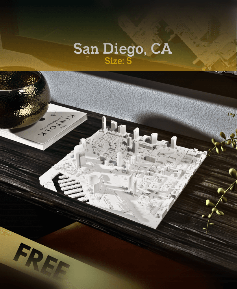 San Diego, CA - Small 3d model