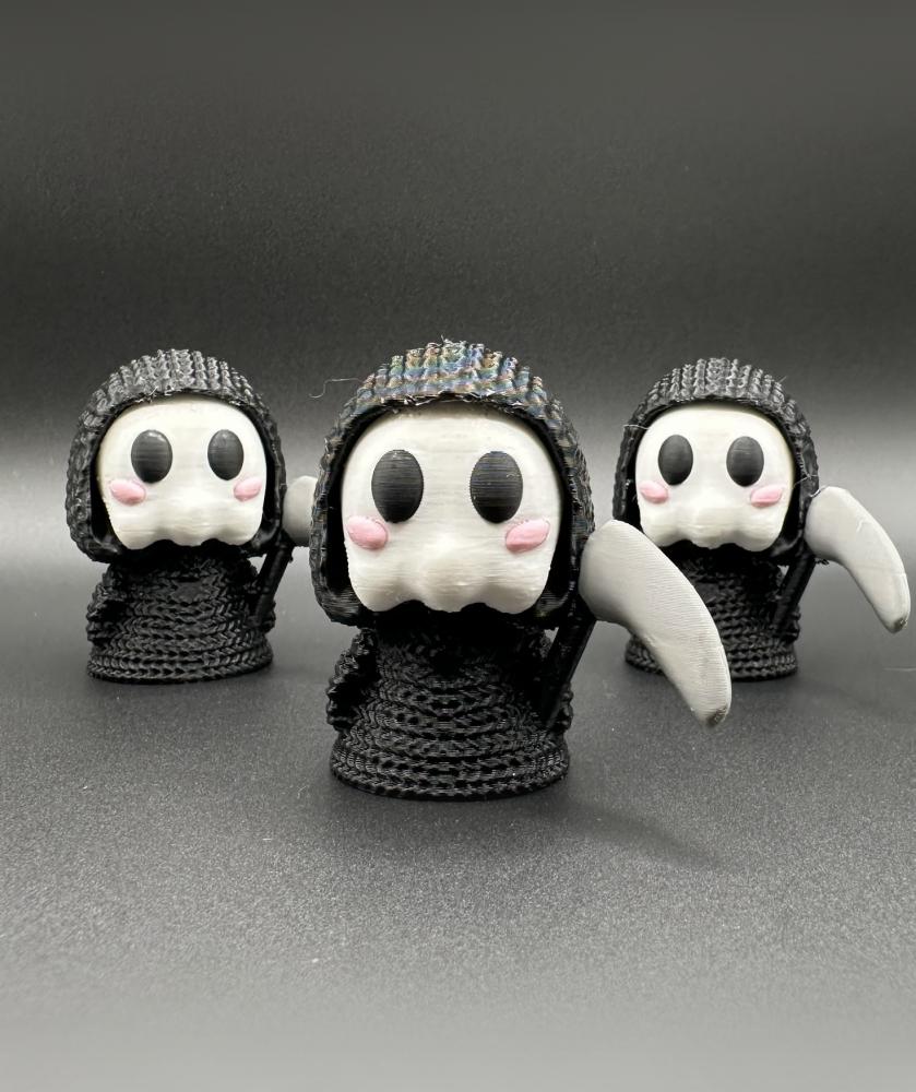 Cute Grim Reaper (Knitted) 3d model