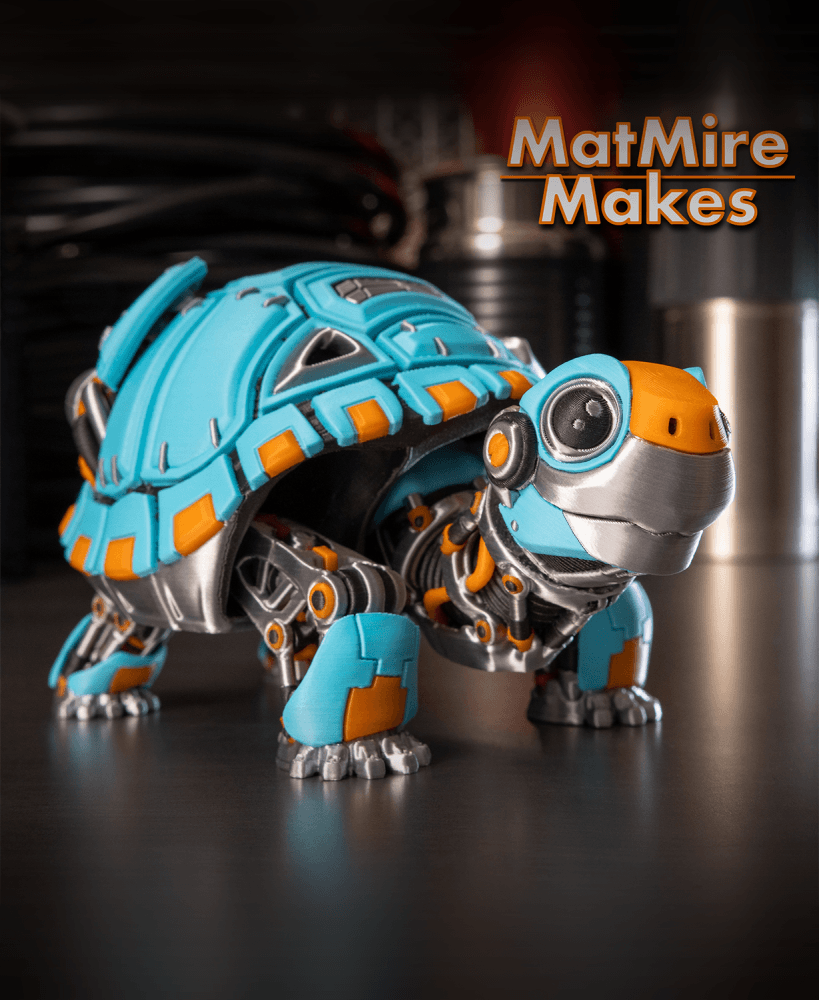 RoboTortoise - Articulated Figure 3d model